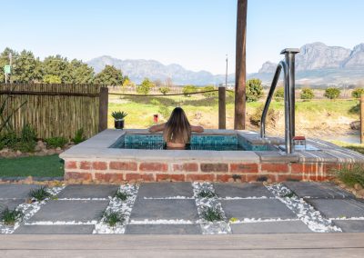 Hot Tub at Glome Glamping SA Paarl